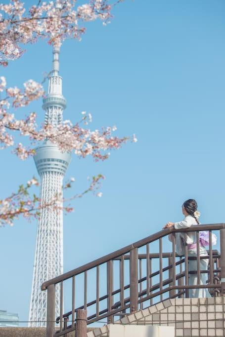 203 Oshiage Sta 3Mins Walk! Wi-Fi Elevator 4Pax Apartment Tokio Exterior foto