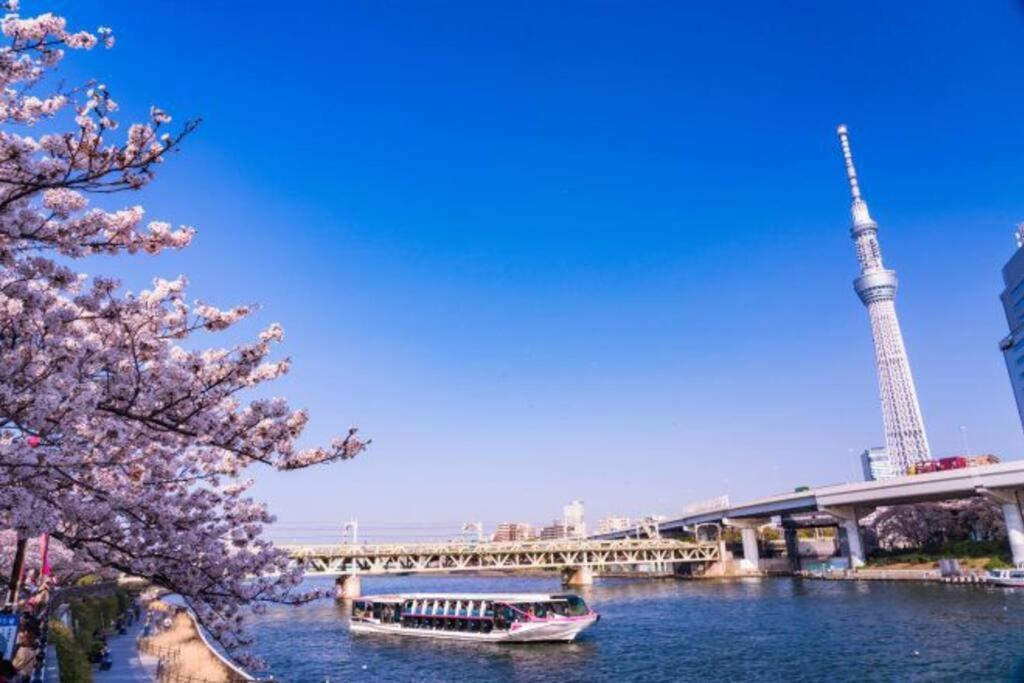 203 Oshiage Sta 3Mins Walk! Wi-Fi Elevator 4Pax Apartment Tokio Exterior foto