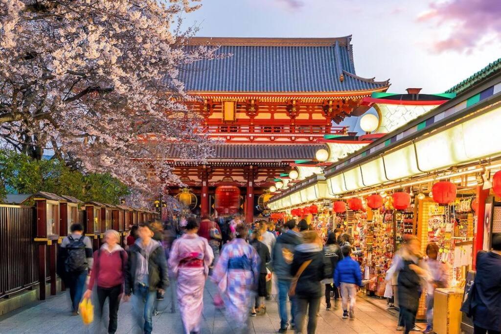 203 Oshiage Sta 3Mins Walk! Wi-Fi Elevator 4Pax Apartment Tokio Exterior foto
