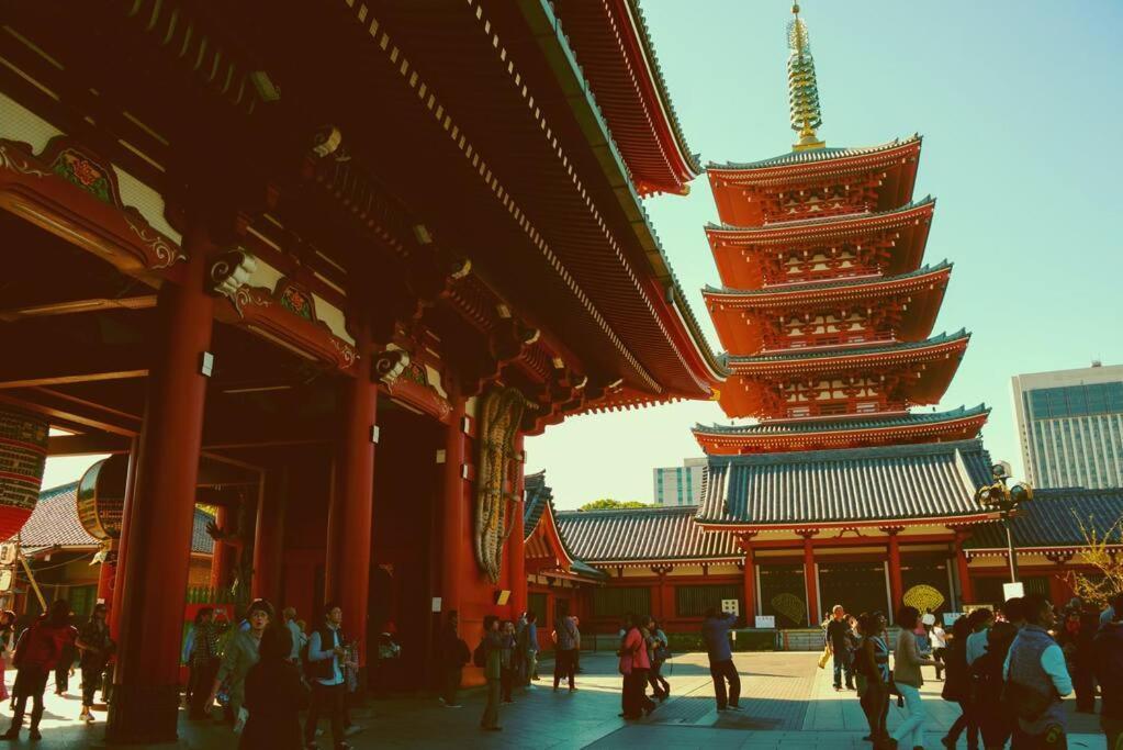 203 Oshiage Sta 3Mins Walk! Wi-Fi Elevator 4Pax Apartment Tokio Exterior foto